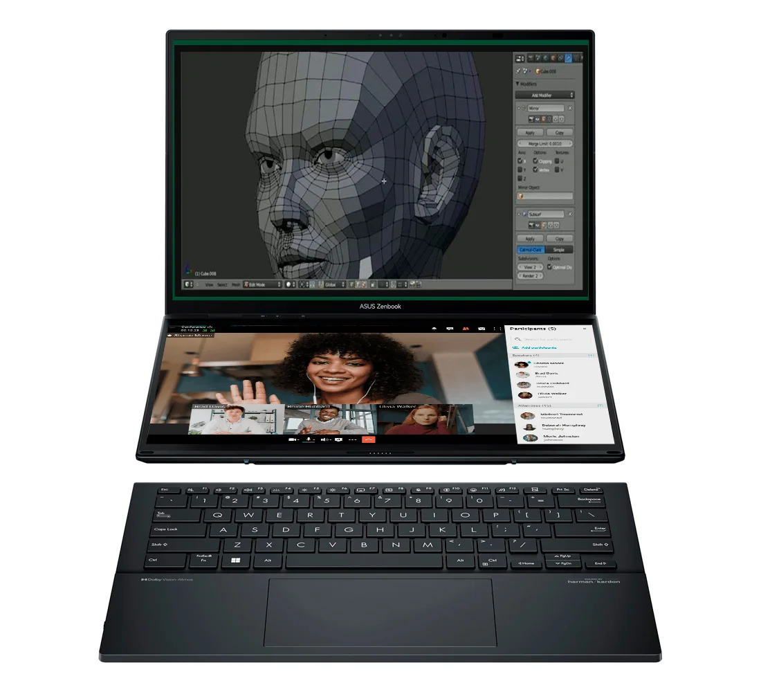 Notebook Duo Notebook ASUS Zenbook Duo UX8406CA Ultra 9 285H - Biosistemas